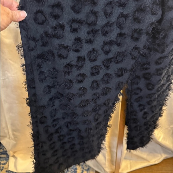 H&M Textured Cropped High Waisted Pants Size 6 - Picture 7 of 7